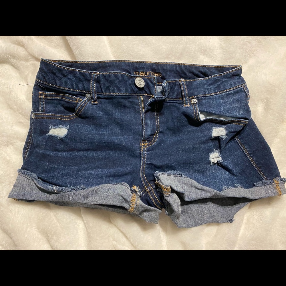Maurices Jean Short Shorts lightly distressed
